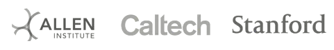 Allen Institute, Caltech, and Stanford logos